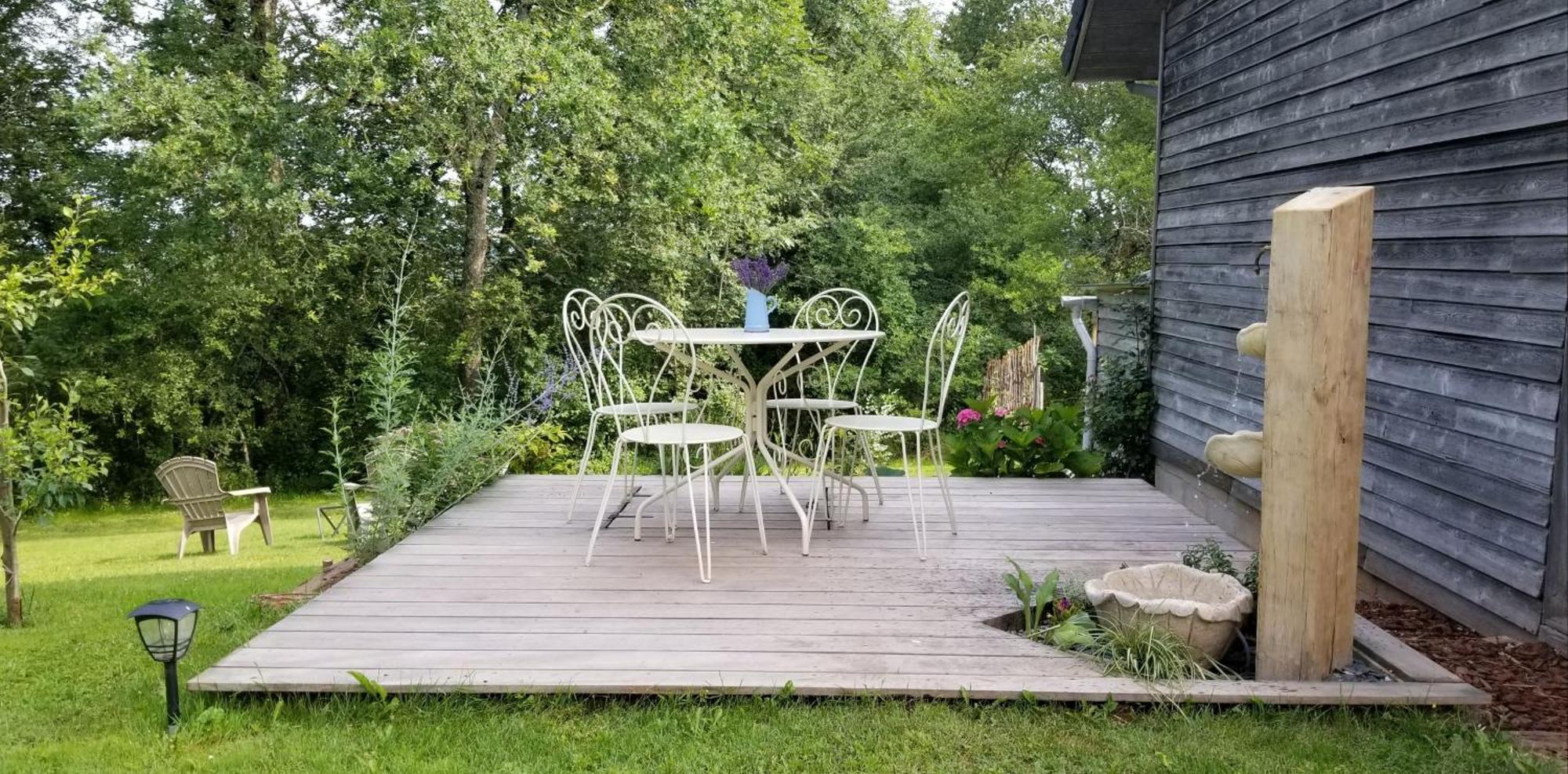 Gite De La Tuillere, Maison Contemporaine En Bois Avec Vue Et Piscine Saint-Aulaire Exterior photo
